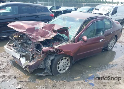 2001 Nissan Maxima Gxe/Se/Gle/20Th Anniv из США, поврежденный, VIN JN1CA31D31T813090